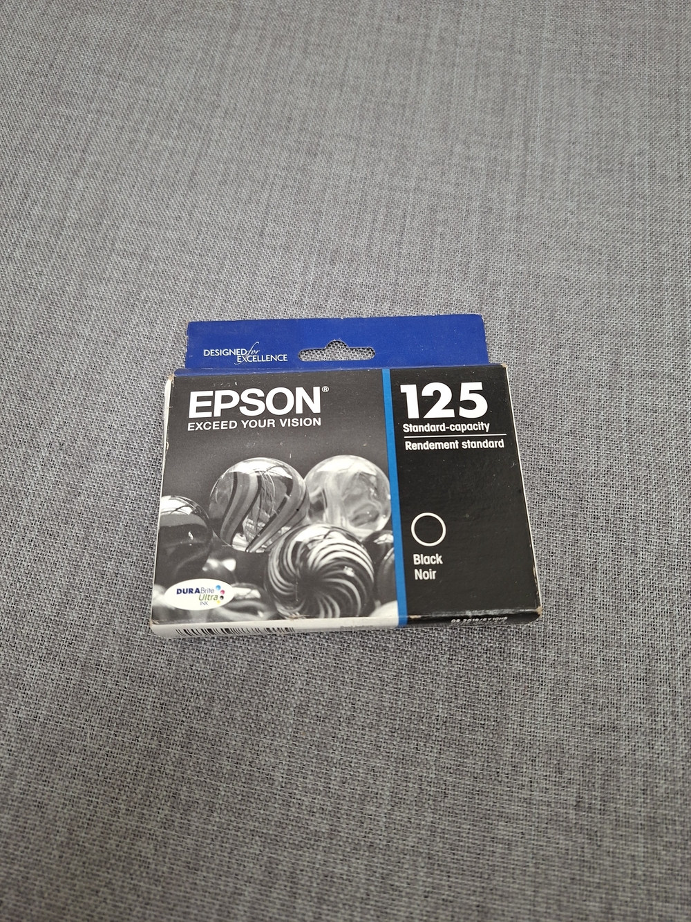 Epson 125 Black Ink Single Pack. Expired 2019